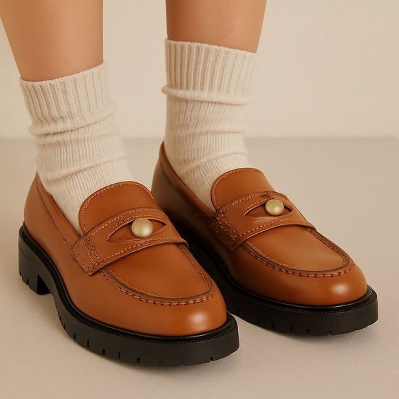 Free People Liv Loafer in Bronzer - Size 11 - New in Box - Picture 1 of 10